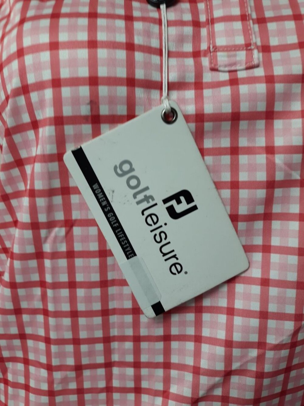 FootJoy Women's Golf Leisure Polo Shirt Short Sleeve White Size L NEW WITH TAGS! - Picture 5 of 6